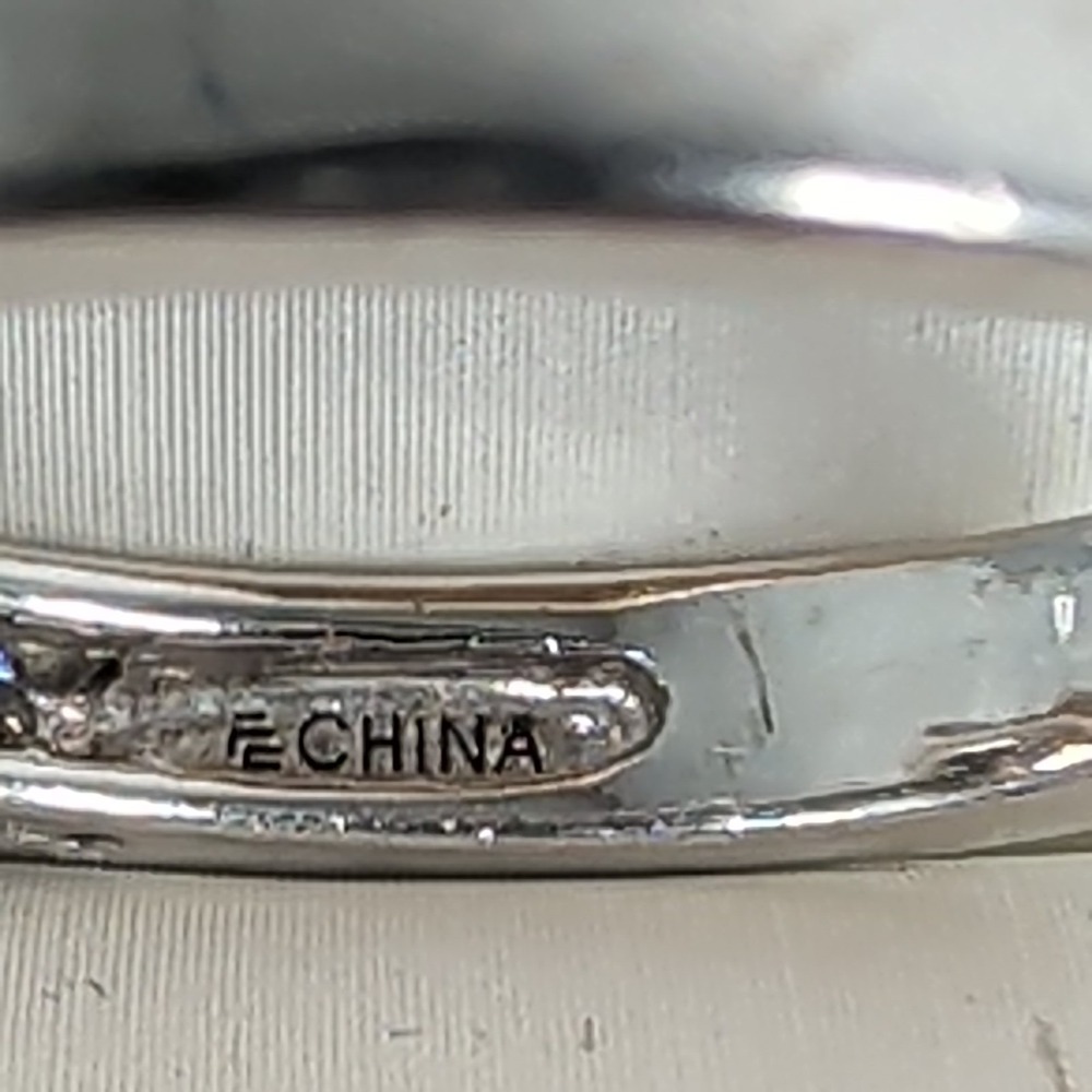 925 Sterling Silver Radiant Cut CZ Engagement Fashion Ring Size 10.25 6.2g - Picture 11 of 12